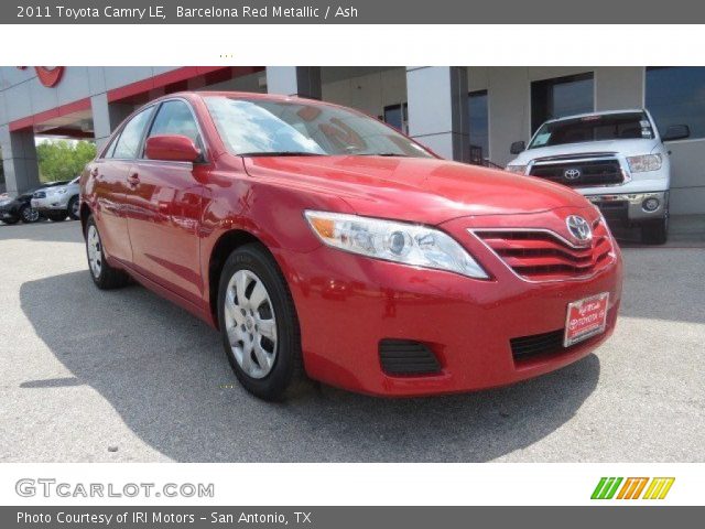 2011 Toyota Camry LE in Barcelona Red Metallic