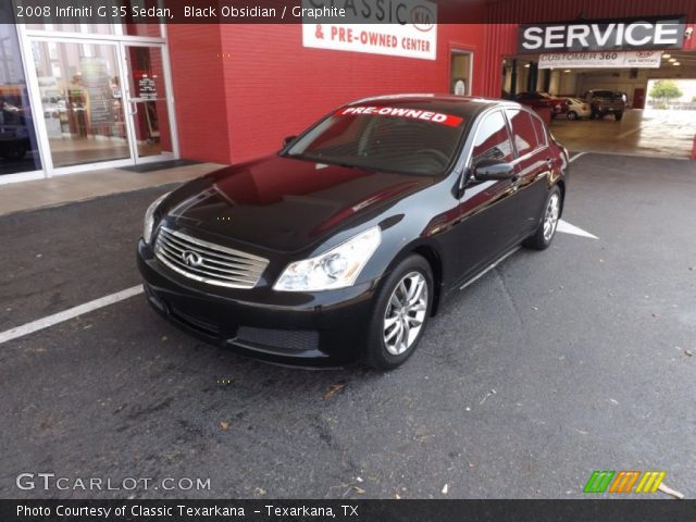 2008 Infiniti G 35 Sedan in Black Obsidian