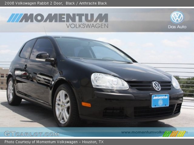 2008 Volkswagen Rabbit 2 Door in Black