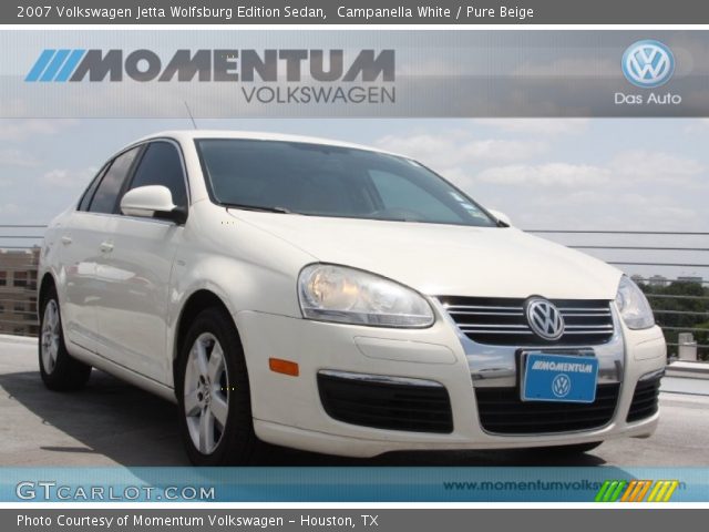 2007 Volkswagen Jetta Wolfsburg Edition Sedan in Campanella White
