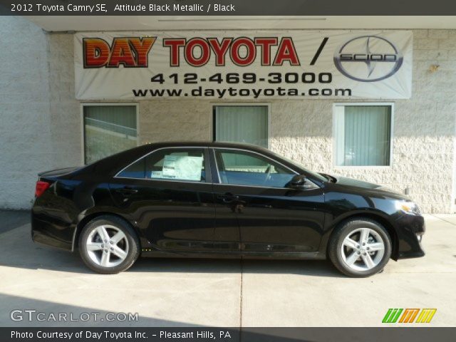 2012 Toyota Camry SE in Attitude Black Metallic
