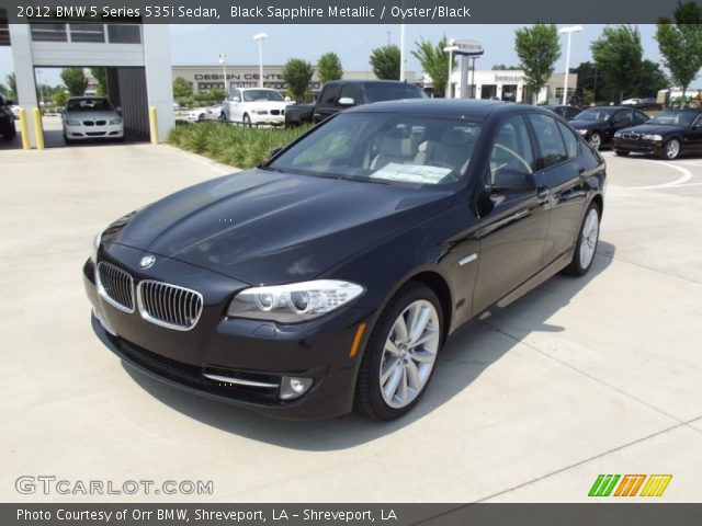 2012 BMW 5 Series 535i Sedan in Black Sapphire Metallic