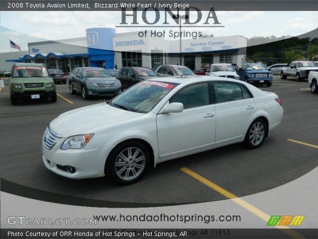 2008 Toyota Avalon Limited in Blizzard White Pearl