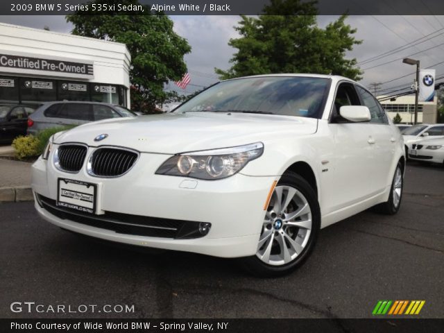 2009 BMW 5 Series 535xi Sedan in Alpine White
