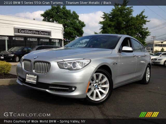 2010 BMW 5 Series 550i Gran Turismo in Titanium Silver Metallic