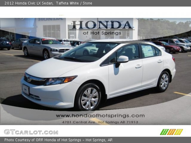 2012 Honda Civic LX Sedan in Taffeta White