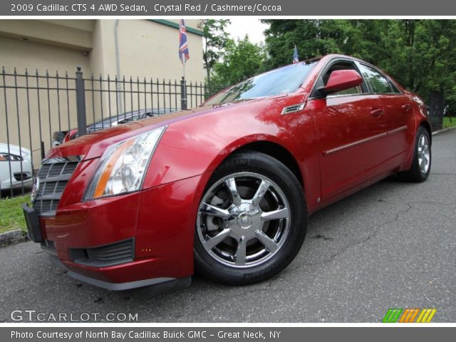 2009 Cadillac CTS 4 AWD Sedan in Crystal Red