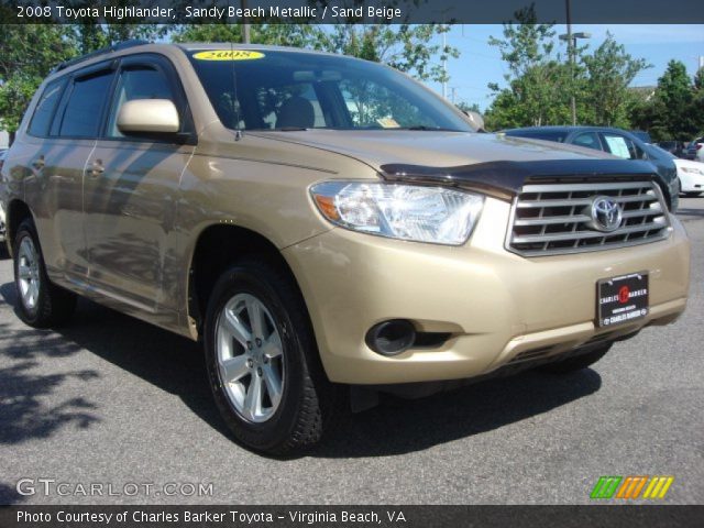 2008 Toyota Highlander  in Sandy Beach Metallic