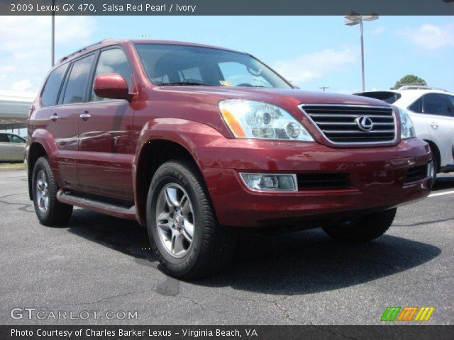 2009 Lexus GX 470 in Salsa Red Pearl