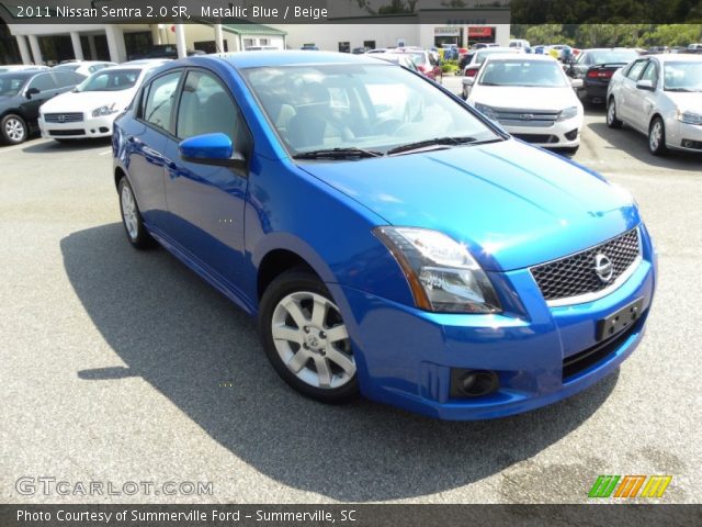 2011 Nissan Sentra 2.0 SR in Metallic Blue