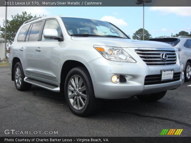 2011 Lexus LX 570 in Mercury Silver Metallic