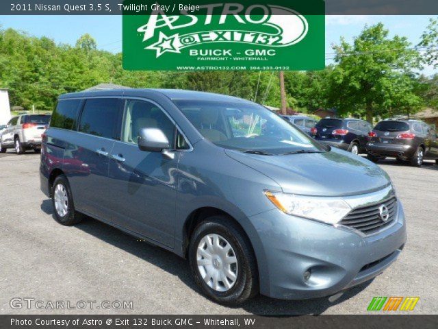 2011 Nissan Quest 3.5 S in Twilight Gray