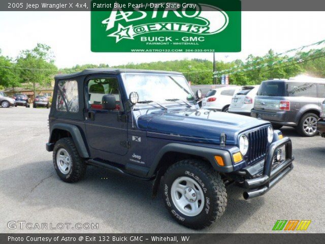 2005 Jeep Wrangler X 4x4 in Patriot Blue Pearl