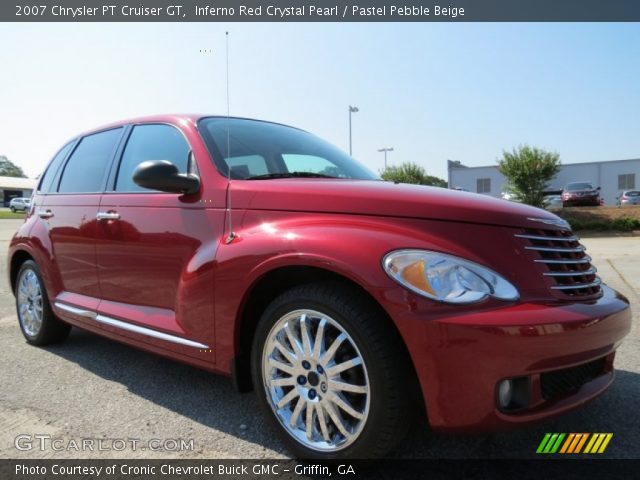 2007 Chrysler PT Cruiser GT in Inferno Red Crystal Pearl