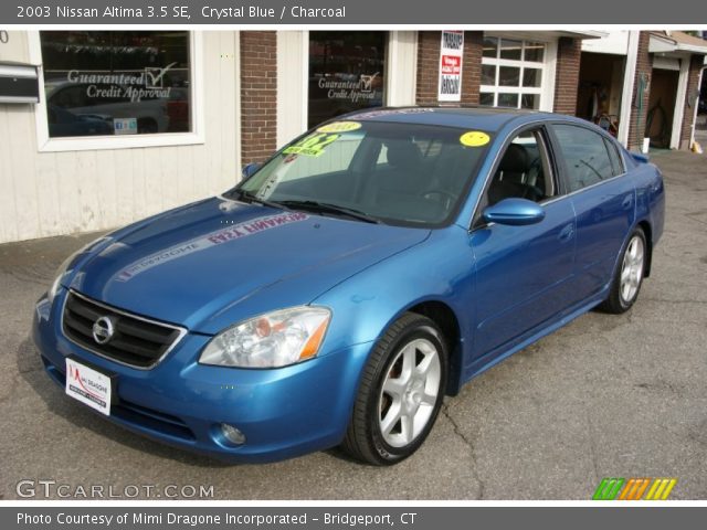 2003 Nissan Altima 3.5 SE in Crystal Blue