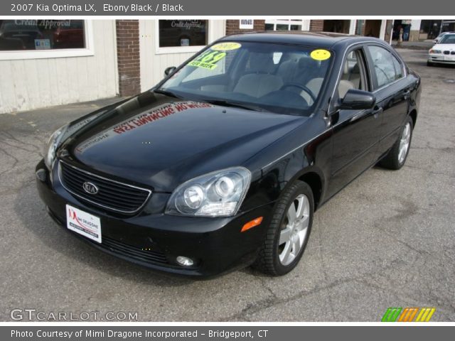 2007 Kia Optima LX in Ebony Black