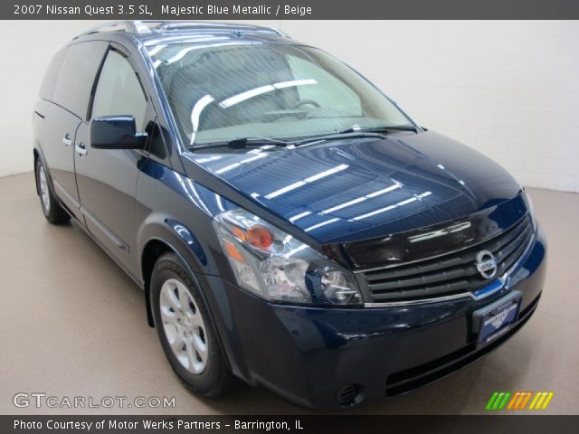 2007 Nissan Quest 3.5 SL in Majestic Blue Metallic