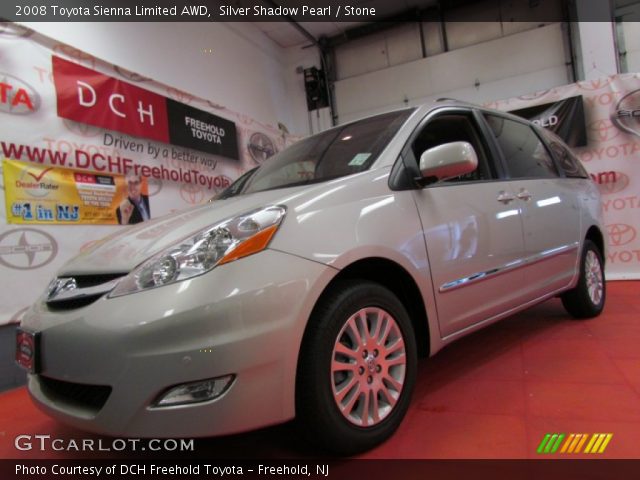 2008 Toyota Sienna Limited AWD in Silver Shadow Pearl