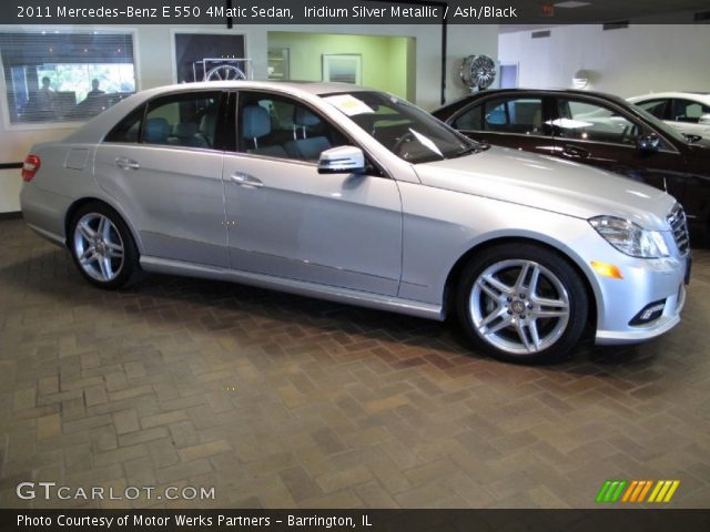 2011 Mercedes-Benz E 550 4Matic Sedan in Iridium Silver Metallic