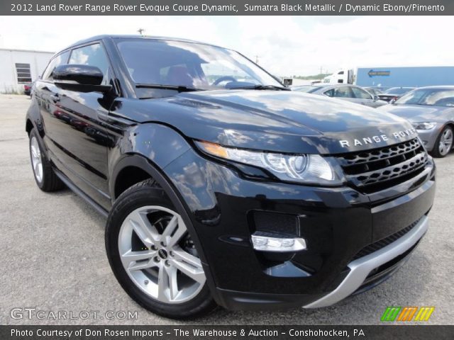 2012 Land Rover Range Rover Evoque Coupe Dynamic in Sumatra Black Metallic