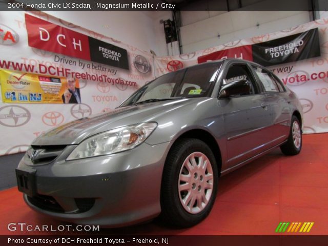 2004 Honda Civic LX Sedan in Magnesium Metallic