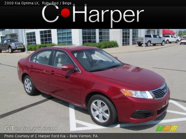 2009 Kia Optima LX in Ruby Red
