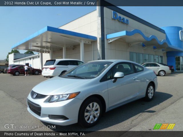 2012 Honda Civic LX Coupe in Cool Mist Metallic