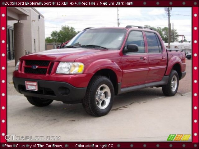 2005 Ford Explorer Sport Trac XLT 4x4 in Red Fire