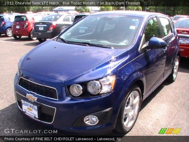 2012 Chevrolet Sonic LTZ Hatch in Blue Topaz Metallic