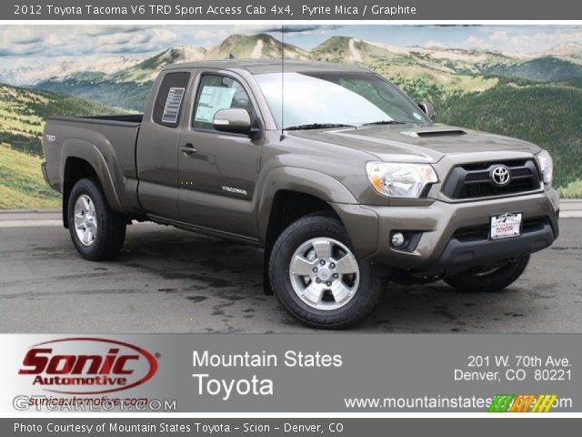 2012 Toyota Tacoma V6 TRD Sport Access Cab 4x4 in Pyrite Mica