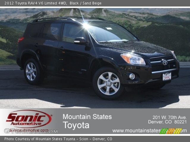 2012 Toyota RAV4 V6 Limited 4WD in Black