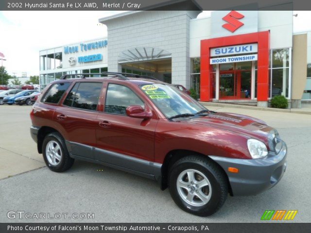 2002 Hyundai Santa Fe LX AWD in Merlot