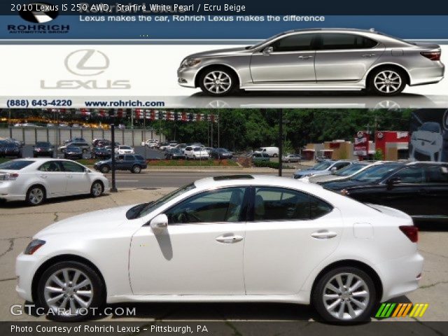 2010 Lexus IS 250 AWD in Starfire White Pearl