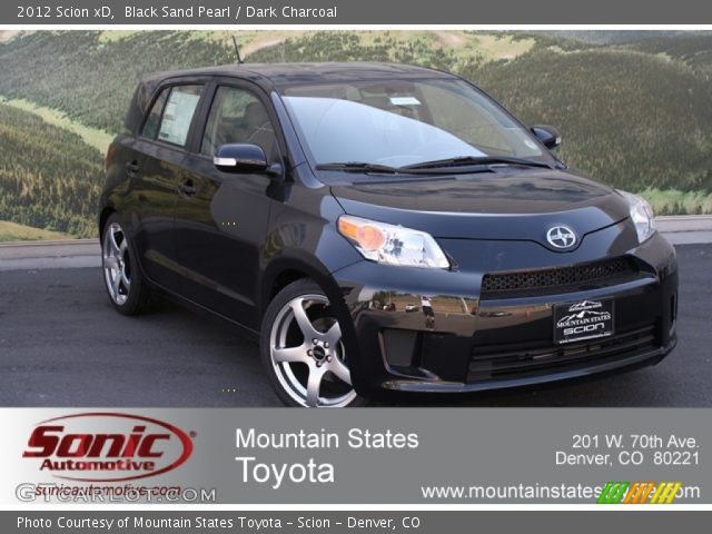 2012 Scion xD  in Black Sand Pearl