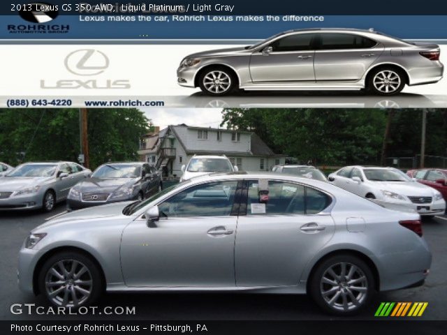 2013 Lexus GS 350 AWD in Liquid Platinum