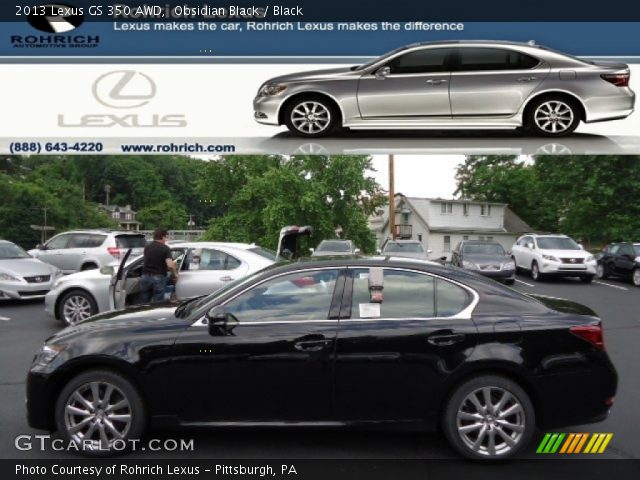 2013 Lexus GS 350 AWD in Obsidian Black