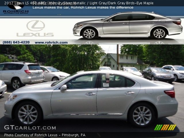 2012 Lexus LS 460 AWD in Mercury Silver Metallic