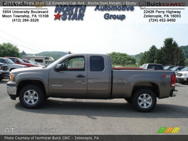 2012 GMC Sierra 1500 SLE Extended Cab 4x4 in Mocha Steel Metallic