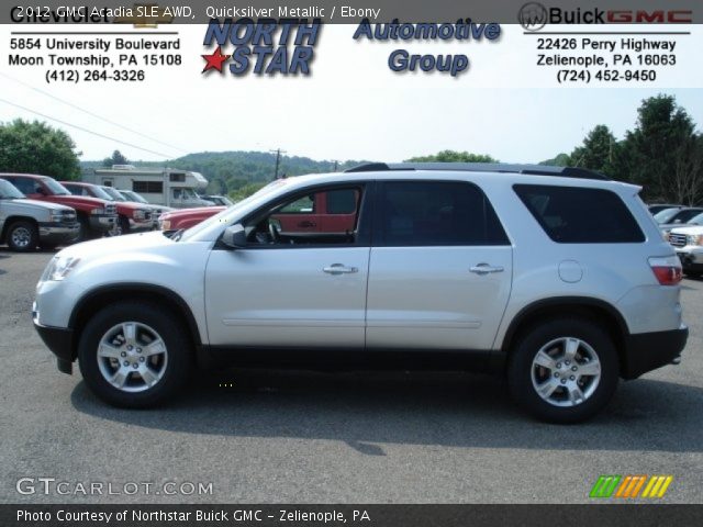 2012 GMC Acadia SLE AWD in Quicksilver Metallic