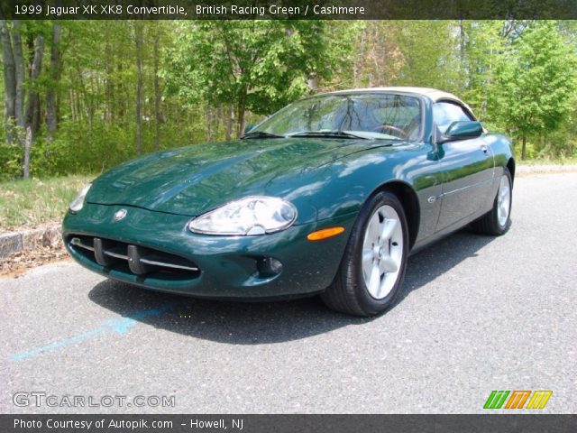 1999 Jaguar XK XK8 Convertible in British Racing Green