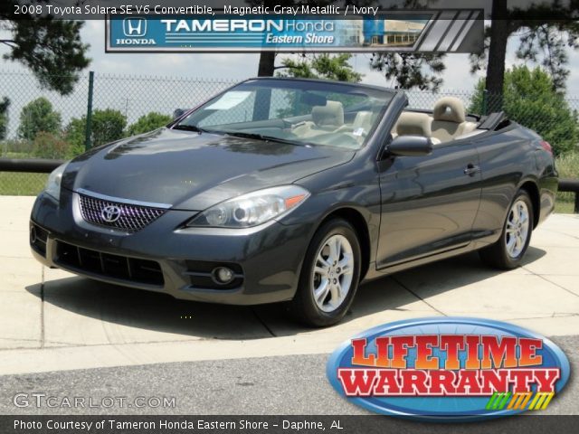 2008 Toyota Solara SE V6 Convertible in Magnetic Gray Metallic