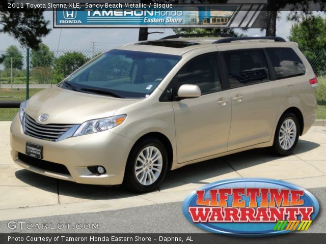 2011 Toyota Sienna XLE in Sandy Beach Metallic