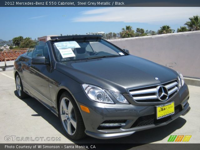 2012 Mercedes-Benz E 550 Cabriolet in Steel Grey Metallic