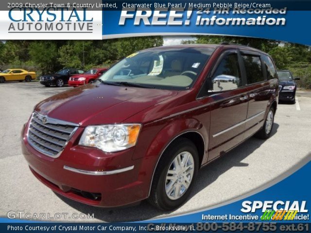 2009 Chrysler Town & Country Limited in Clearwater Blue Pearl