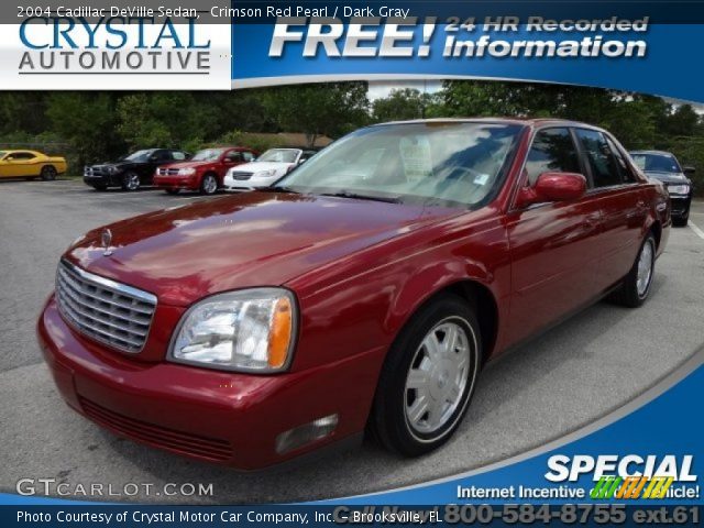 2004 Cadillac DeVille Sedan in Crimson Red Pearl