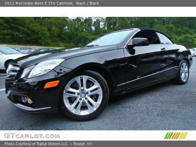 2011 Mercedes-Benz E 350 Cabriolet in Black
