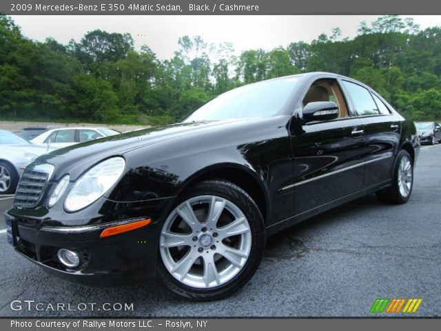 2009 Mercedes-Benz E 350 4Matic Sedan in Black