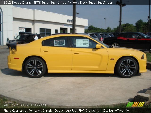 2012 Dodge Charger SRT8 Super Bee in Stinger Yellow