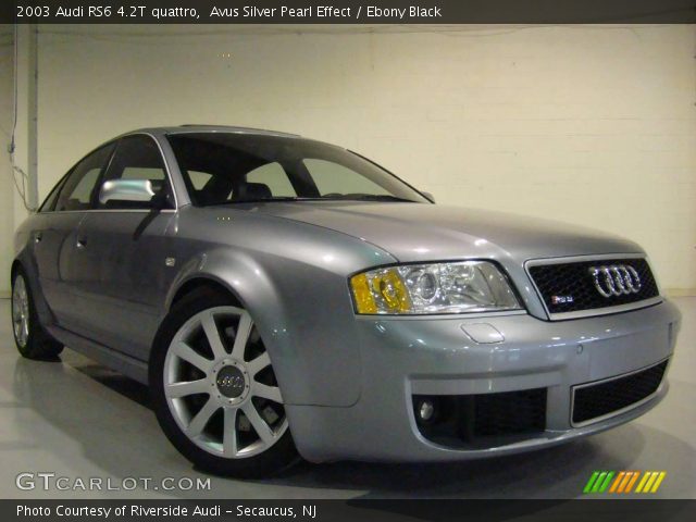 2003 Audi RS6 4.2T quattro in Avus Silver Pearl Effect