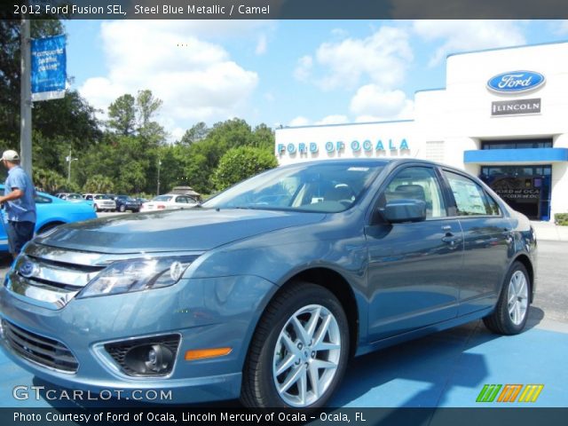 2012 Ford Fusion SEL in Steel Blue Metallic